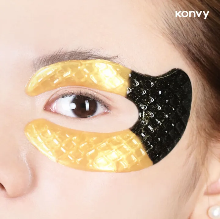 nini-caviar-collagen-black-gold-eye-mask-8g-x-7pcs-นินิ-แผ่นมาสก์บำรุงใต้ตา-บำรุงผิวรอบดวงตาให้เรียบเนียน-ชุ่มชื้น-กระชับ