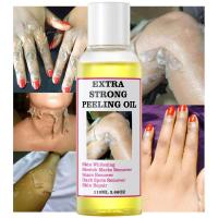 Exfoliating Oil Peeling Oil น้ำมันสีเหลืองดำสำหรับนิ้วมือข้อศอกเข่า Y3O0