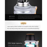 cod Big Capacity bottle Vacuum Flasks cup 2L2.8L Stainless Steel Thermos Travel Water Pot outdoor bottles