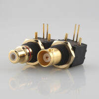 4PCS HI-END PCB แผง Mount RCA Gold Socket แจ็คหญิง Audio Video AV Connector LR255