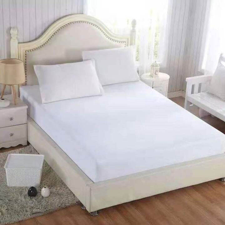 3in1 Plain Bedsheet Set with pillow case Hotel Quality Bedsheet /Set