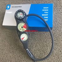 [COD] SCUBAPRO Console 3 w/FS-2 Diving Gauge Compass Depth Pressure