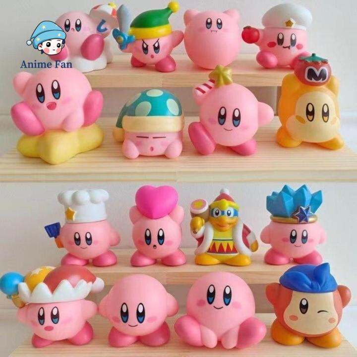 anime-fan-โมเดลแบบกลวง-ของเล่นฟิกเกอร์-kirby-star-ฟิกเกอร์อนิเมะ-ดาวสีชมพูของเคอร์บี้-ตุ๊กตา-kirby-pvc-รูปแบบที่สวยงาม-น่ารักน่ารักๆ-เครื่องประดับรถยนต์ตกแต่ง-แฟนอนิเมะ