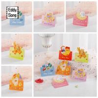 EDDY SONG 10pcs การเขียนด้วยลายมือ การ์ดอวยพร การตกแต่ง DIY ขอบคุณนะครับ การ์ดข้อความ การ์ตูนลายการ์ตูน ว่างเปล่าไม่มี ของขวัญเฉลิมฉลอง