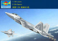 ทรัมเป็ตเตอร์01317 1/144สหรัฐอเมริกา F-22A นักรบแร็พเตอร์เครื่องบินคริสตัลชุดสร้างชุดประกอบโมเดล