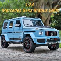 รถเมอร์เซเดสเบนซ์ Brabus รุ่นรถโลหะผสม G800รถรถ Diecast เบาเสียงเบาคนรักของสะสมวันเกิดสำหรับเด็กของเล่นเด็กผู้ชายของขวัญโลหะ