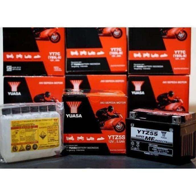 Aki Beat Vario 110 Scoopy Spacy Yuasa YTZ5S Original Aki kering