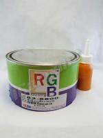 สีโป๊วเหลือง RGB 83-6600 (Yellow Polyester Putty) พร้อมน้ำยา ขนาด 1 กก.