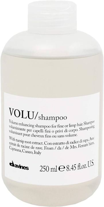 พร้อมส่ง-davines-volu-shampoo-250ml-ดาวิเนส-แชมพู-เพิ่มวอลลุ่ม-บำรุงผม-ผมลีบแบน-ไร้น้ำหนัก