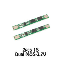 2ชิ้น/6ชิ้น1S 3.7V 18650 2 MOS PCB สามารถเชื่อมแบบเฉพาะจุดด้วยแบตเตอรี่ไลโปลิเธียม Li-Ion แพ็คแผ่นป้องกันโมดูลค่า BMS