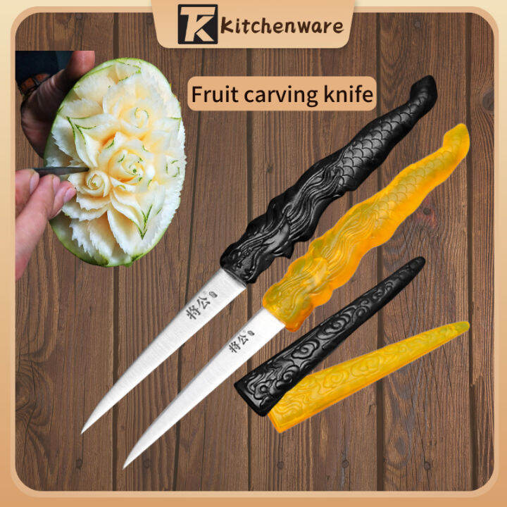 Fruit Carving Knife Main Knife Fruit Platter with Case Mini Knife Small