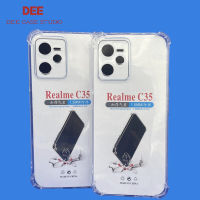 Case Realme เคส realme C35 ตรงรุ่น แบบ TPU ใสเสริมขอบและมุมกันกระแทก ส่งไว จาก กทม