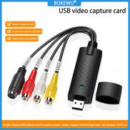 BOKEWU Bộ Chuyển Đổi VHS Sang Kỹ Thuật Số Bộ Chuyển Đổi Video Easycap USB