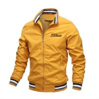 ♛■☬ Men 39;s Malbon Golf 2023 New Fall Golf Men 39;s Clothing Windproof Jacket Men 39;s Golf Clothing Zipper Outdoor Sports Windproof Jacket