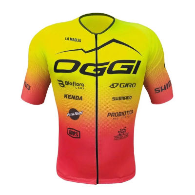 OGGI Mens Cycling Jersey Bike Shirt Short Sleeve MTB Quick-drying Printed shirt Mallot Ciclismo Hombre Breathable Racing Top