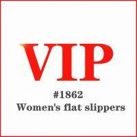 Womens flat slippers shoes 1862