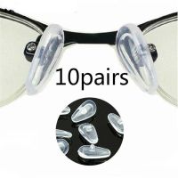 【LZ】∋  Screw-On Tipo Oval Silicone Óculos Sunglass Óculos Nose Pads New Arrival 10 Pares