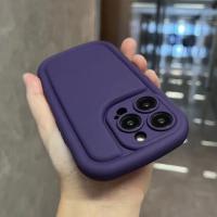 【thickened elliptical case/Dark Purple color】เคส compatible for iphone 14 pro max 13 pro max 12 pro max 11 pro max case soft case