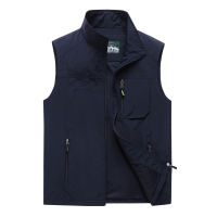 Men Vests  Autumn New Sleeveless Coat Summer Casual Travels Sports Gilet Outdoors Thin Plus Size Waistcoat Male Clothes 7XL