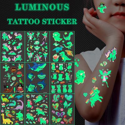 hot！【DT】▧☊  5 10pcs/Set Temporary Tattoos Licorne Children Stickers for Kids Unicorn