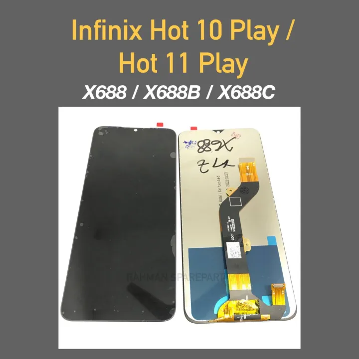 LCD TOUCHSCREEN INFINIX HOT 10 PLAY / HOT 11 PLAY X688 X688B X688C ...