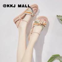 KKJ MALL 2021 new style sandals ashion summer beach shoes flat slippers