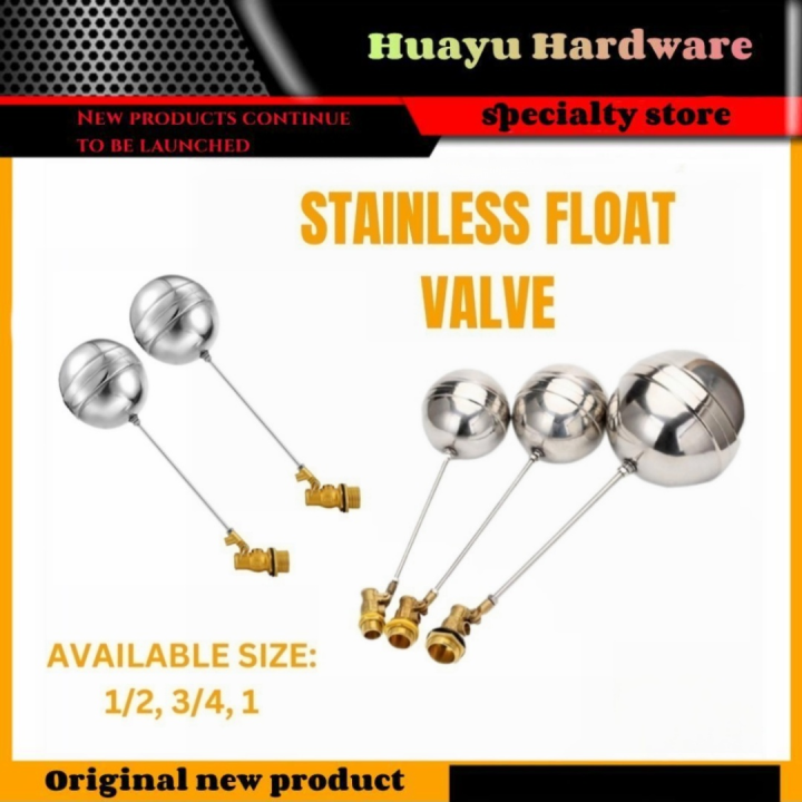 STAINLESS FLOAT VALVE 1/2" 3/4" 1" Lazada PH