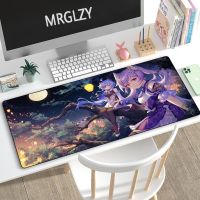 XXL Genshin Impact Mouse Pad เครื่องเกมคอนโซลอะนิเมะสาวเซ็กซี่ Qingdable โต๊ะขนาดใหญ่อุปกรณ์ต่อพ่วงเกมคอมพิวเตอร์แผ่นรองเมาส์