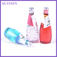 QUANSEN 5pcs 1/12 Miniature Food MINI Fruit drink รุ่นสำหรับตุ๊กตาของเล่นห้องครัว