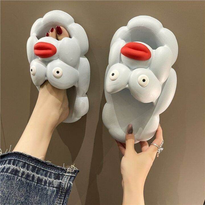 july-sausage-mouth-wearing-slippers-2023-new-fashion-thick-sole-stepping-shit-flip-flops-at-home