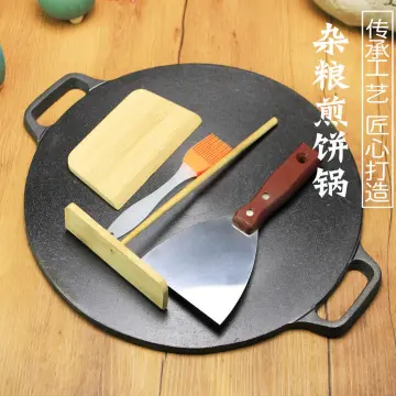 Thickened Cast Iron Shandong Grains Pancake Griddle Griddle