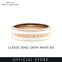 Daniel Wellington Classic Ring Satin White Rose Gold - DW OFFICIAL - Ring for Women and Men แหวน