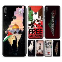 Palestine Map Arabic Silicone Cover For Huawei P Smart 2021 2020 Z S Plus Mate 30 20 10 Pro Lite 2019 2018 Phone Case Electrical Connectors