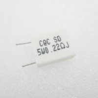 5PCS BPR56 5W 0.22R 0.22 ohm 5w Non-inductive Ceramic Cement Resistor Wirewound Resistance WATTY Electronics