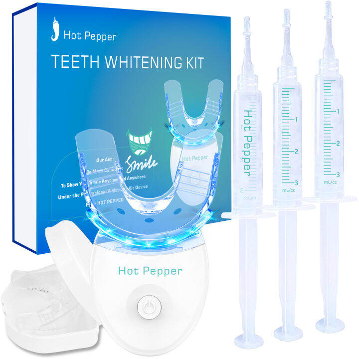 Teeth Whitening Kit For Stain Removal 44% Peroxide Professional Dental ...