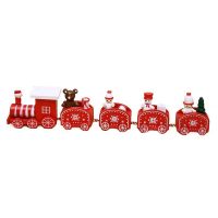 Christmas 4 Knots Train Ornament for Home Natal Navidad Xmas Decor New Year