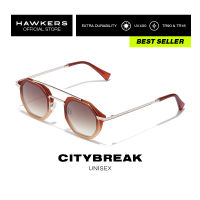 HAWKERS Brown CITYBREAK Sunglasses For Men And Women. UV400 Protection. Official Product Designed In SpaIn HCIT20DWM0