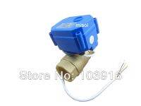 【hot】▨☁  motorized ball valve brass G3/4  DN20 BSP (reduce port) 2 way CR02 electrical