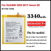 แบตเตอรี่?สำหรับ HUAWEI GR5 2017 Honor 6X/ (HB386483ECW) แบตเตอรี่ 3340 MAh มีการรับประกันคุณภาพ