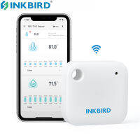 INKBIRD IBS-TH3 WIFI เครื่องวัดอุณหภูมิความชื้น,2-In-1สมาร์ทเซ็นเซอร์สำหรับอุณหภูมิและความชื้นที่มีการเตือนอุณหภูมิ,ข้อมูลการจัดเก็บเมฆ