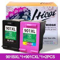 ตลับหมึกรีไซเคิล Hicor สำหรับ Hp 901 901xl ใช้สำหรับ4500 J4500 J4524 J4540 J4550 J4580 J4624 J4680 J4660 J4640