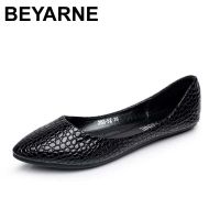 【QZY Department Store】BEYARNE ใหม่วินเทจผู้หญิงแฟลตสบายๆเทนนิสรองเท้าหนังนิ่ม Nubuck หนังแบนรองเท้าผู้หญิงฤดูร้อนบัลเล่ต์ S Apatos Femininos