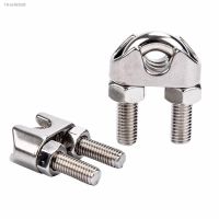 ◇❃ 1Pcs 304 Stainless Steel Wire Rope Clips M2/3/4/5/6/8/10/14/16mm U type clamp Wire Rope Clip Cable Bolts Rigging Hardware Clamps