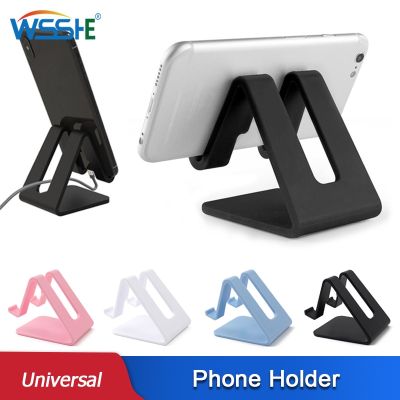 Desk Cell Phone Holder Triangle Mobile Tablet Stand Universal Plastic Desktop Support Telephone For Iphone Xiaomi IPad Bracket Ring Grip
