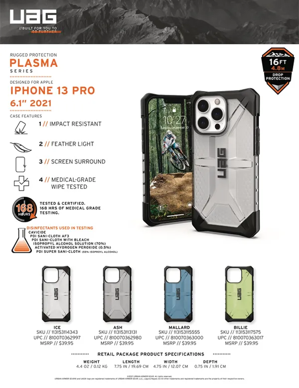 Ốp Lưng UAG iPhone 13 5G Plasma Series ...