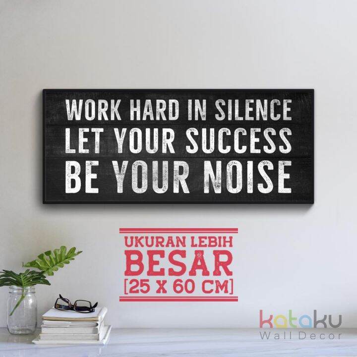 Hiasan Dinding Quotes Motivasi Wall Decor Poster Dinding Inspiratif ...