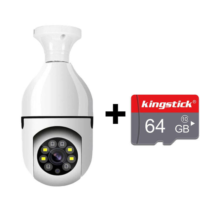 ซื้อ-1-แถม-1-ใหม่-5-0ล้านพิกเซล-ชัดจริง-กล้องวงจรปิด-wifi-กล้องหลอดไฟ-ip-camera-หมุนได้360-ไม่มีจุดบอด-ภาพสีคมชัด-เสียงพูดไทยได้