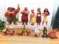 [2023] การผจญภัยในมหาสมุทร 12 ตุ๊กตาทำมือเจ้าหญิง Moana ของเล่นตกแต่งเค้กภูมิทัศน์ขนาดเล็ก