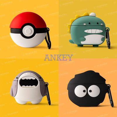 Suitable for Xiaomi Flipbuds Pro / Buds 3 / 3T Pro หูฟังซิลิโคน เคส PokeBall เอียร์บัด กันน้ํา กันกระแทก นิ่ม ป้องกัน หูฟัง ผิวหนัง พร้อมตะขอ