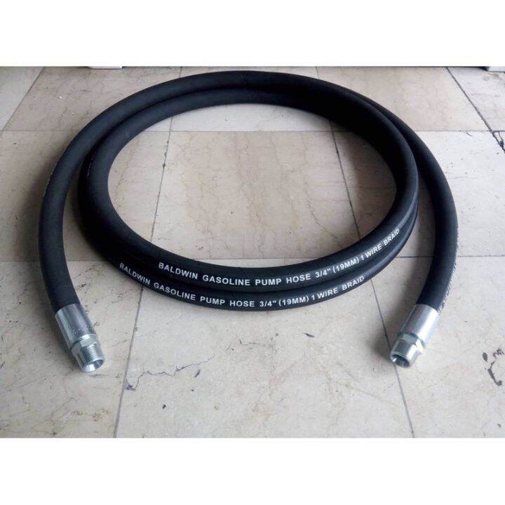 Baldwin Gasoline Pump Hose Fuel Dispenser Hose 3/4” x 15 Feet long Lazada PH